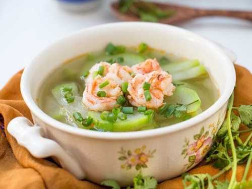 cách nấu canh bầu với tôm khô