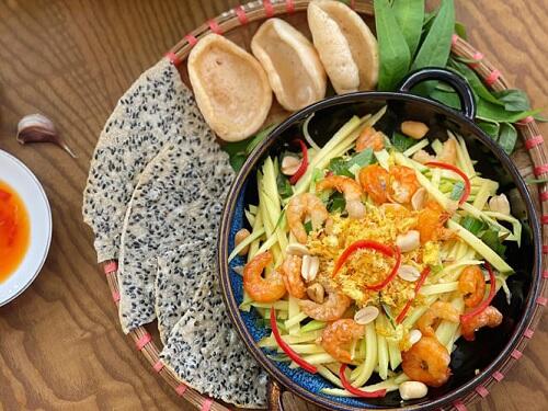 gỏi tôm khô nhỏ